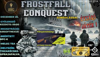 Frostfall Conquest – Évzáró Airsoft Colosseum Játék